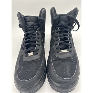 Men's Black High-Top Sneakers